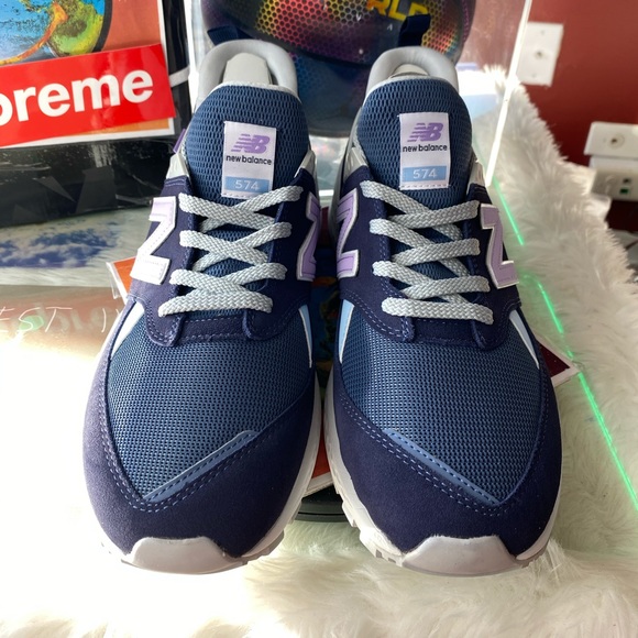🆕 - New Balance 574 Sport - Navy Pigment - Men 12 - Picture 2 of 8